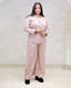 Floral Schiffli Long Shirt with Cargo Pants