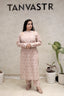 Floral Schiffli Long Straight Kurta with Pants