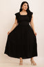 Spring Summer Maxi dress (BLACK)