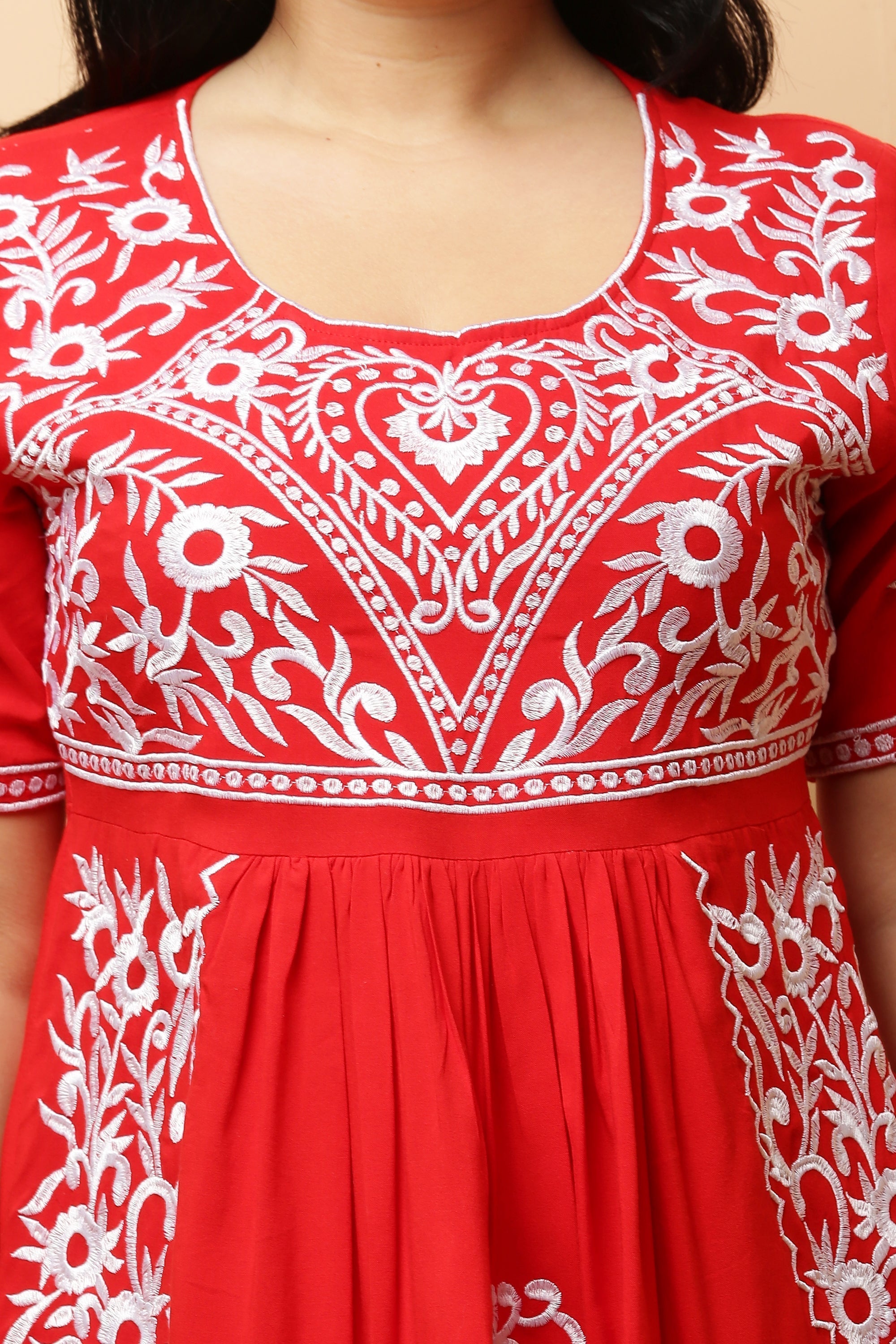 A-Line Yoke Kurta Dress