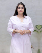 A-Line with Anarkali Yoke Kurta with Pants