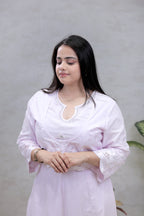 A-Line with Anarkali Yoke Kurta with Pants