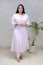 A-Line with Anarkali Yoke Kurta with Pants