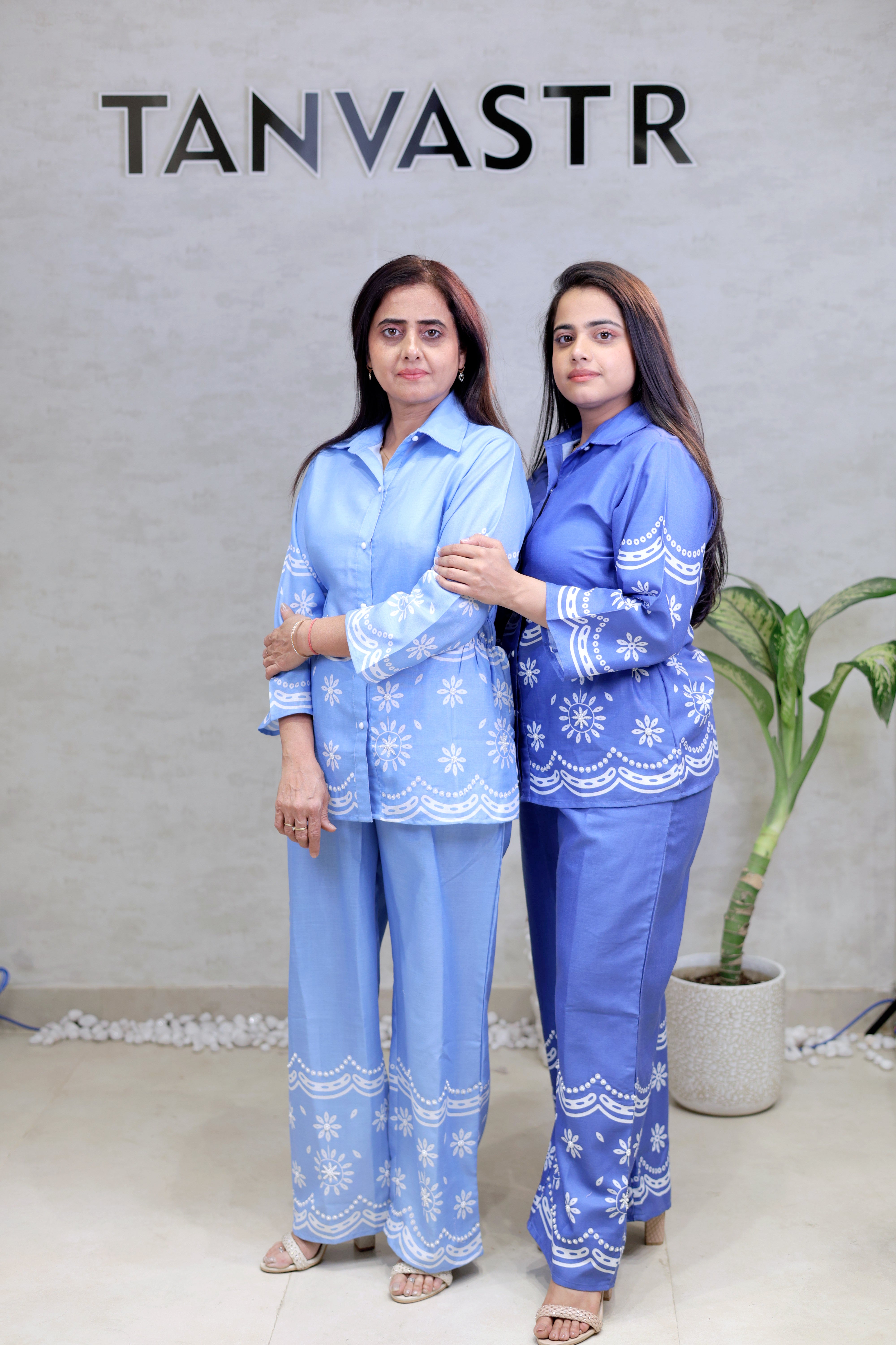 Floral Digital Printed Shirt with Pants