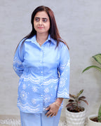 Floral Digital Printed Shirt with Pants