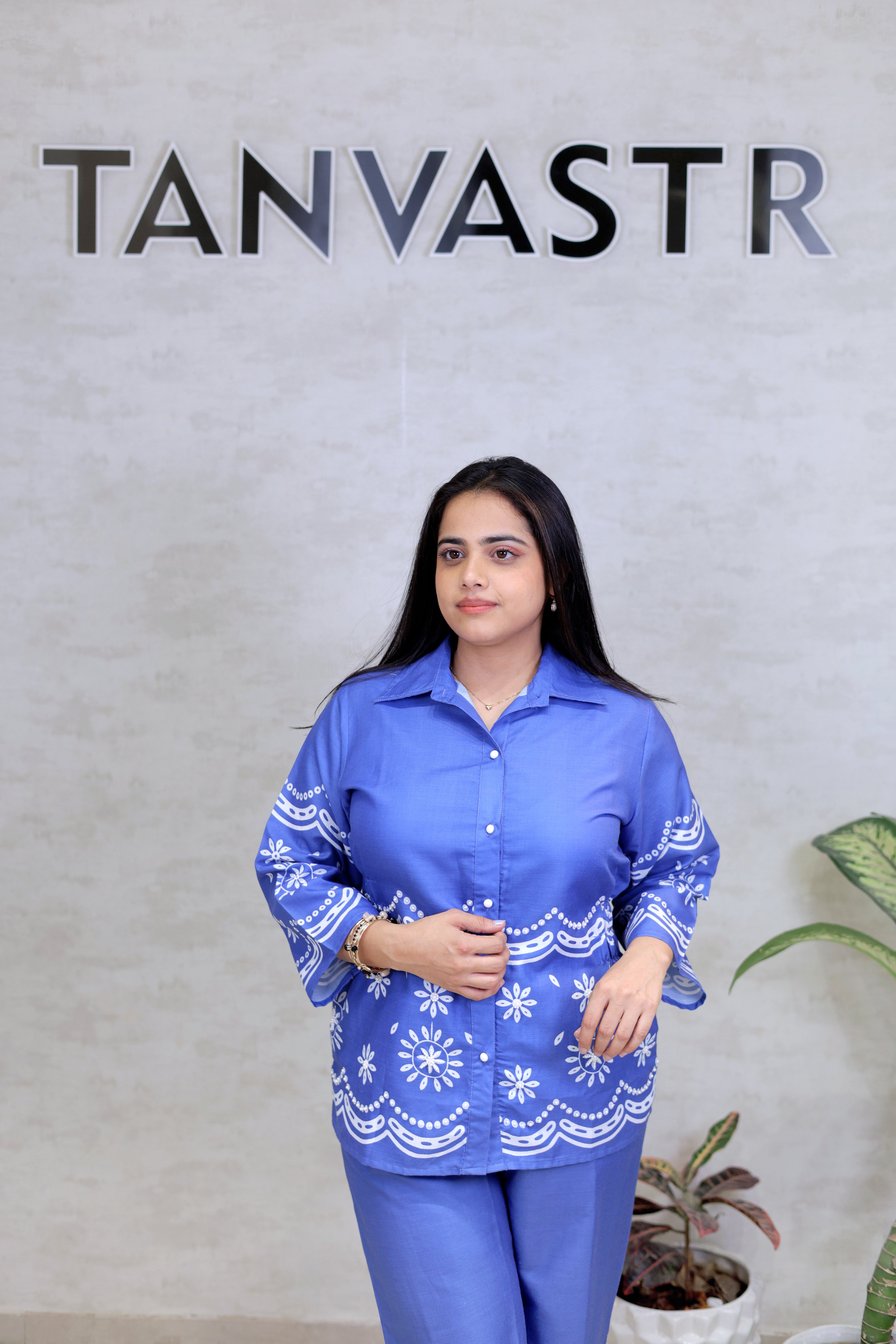 Floral Digital Printed Shirt with Pants Secondary image