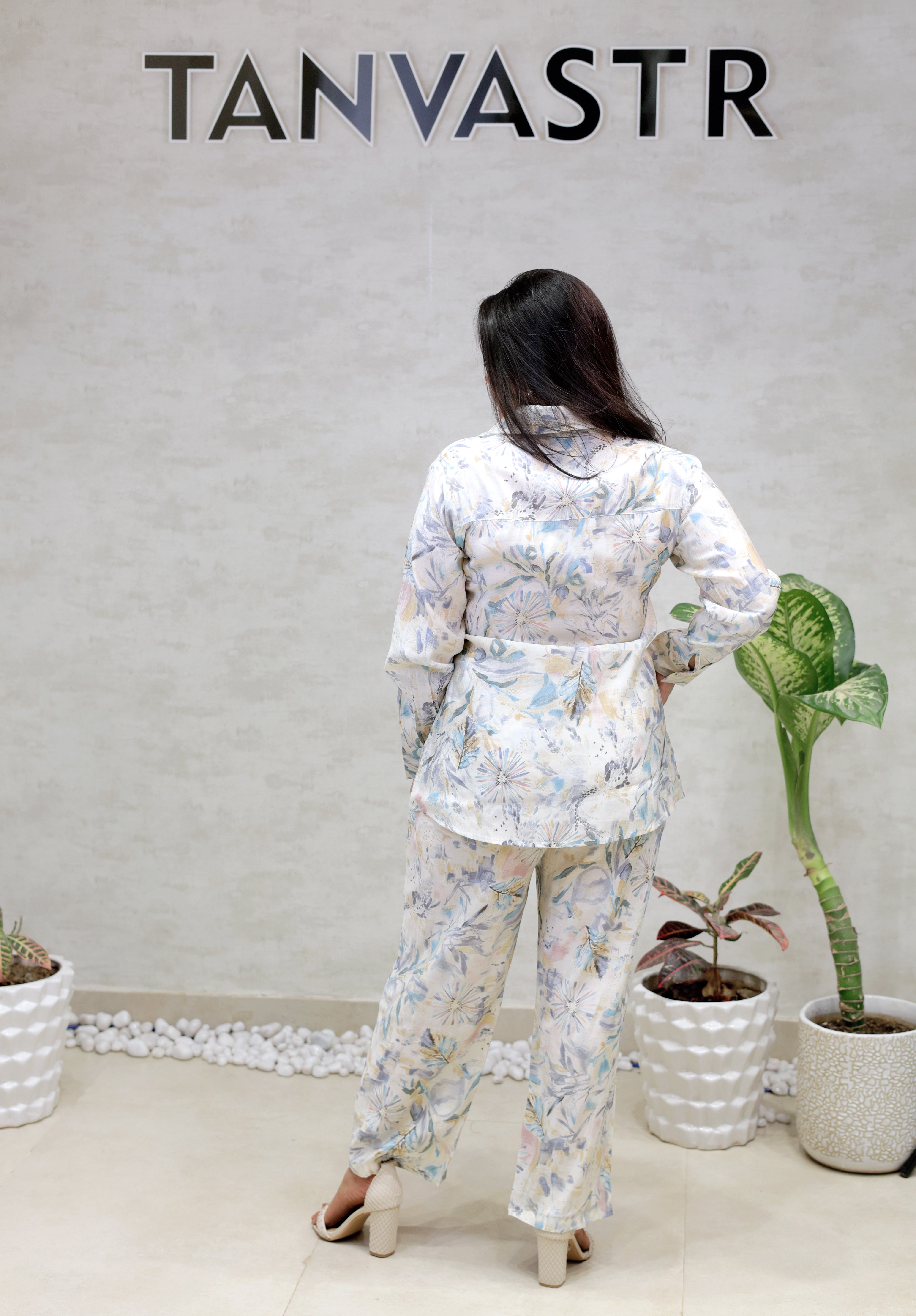 Printed Shirt with Pants