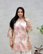 Tissue Silk Kurta Farshi Set