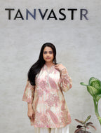 Tissue Silk Kurta Farshi Set