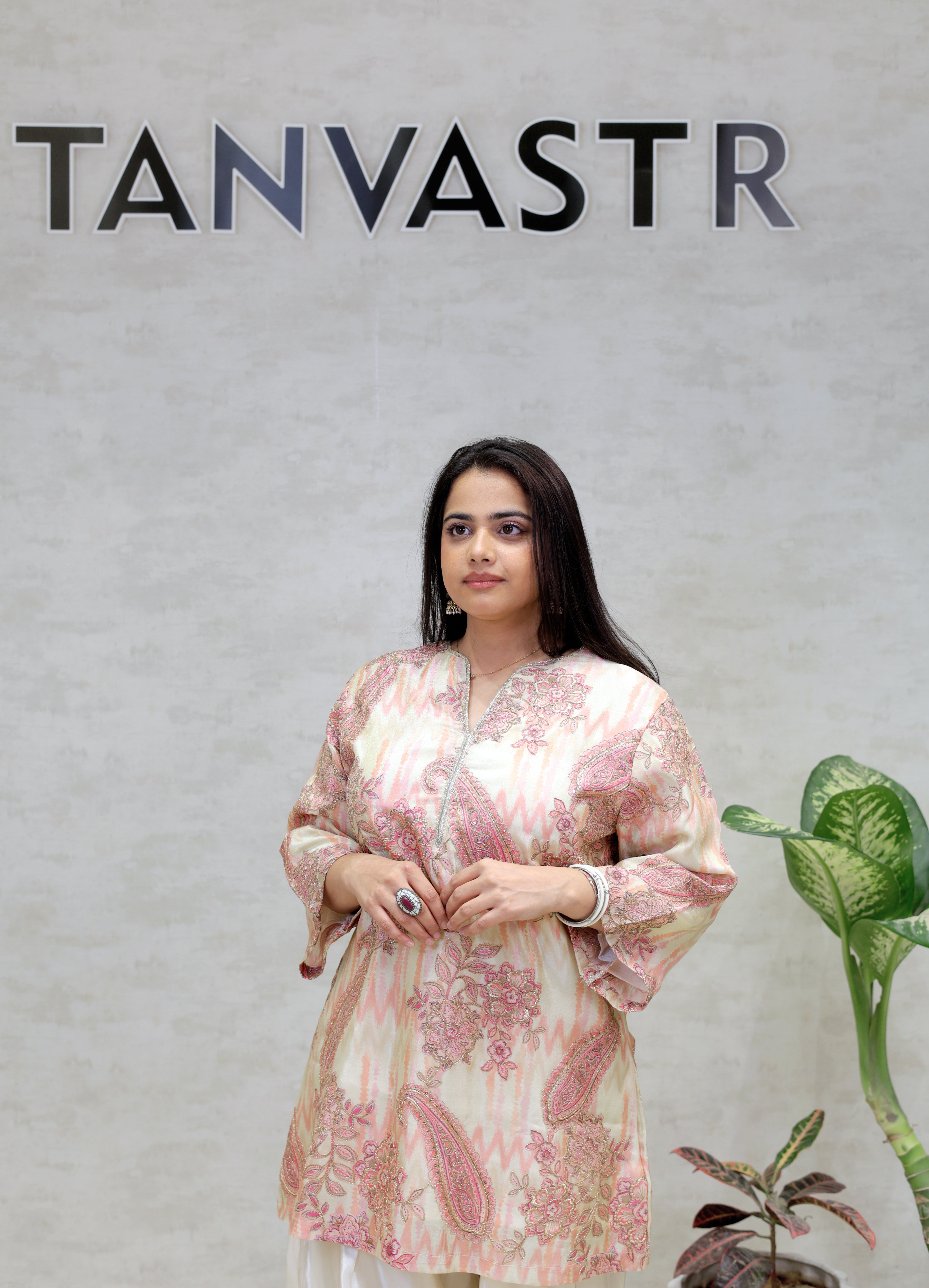 Tissue Silk Kurta Farshi Set
