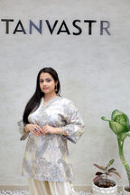Tissue Silk Kurta Farshi Set