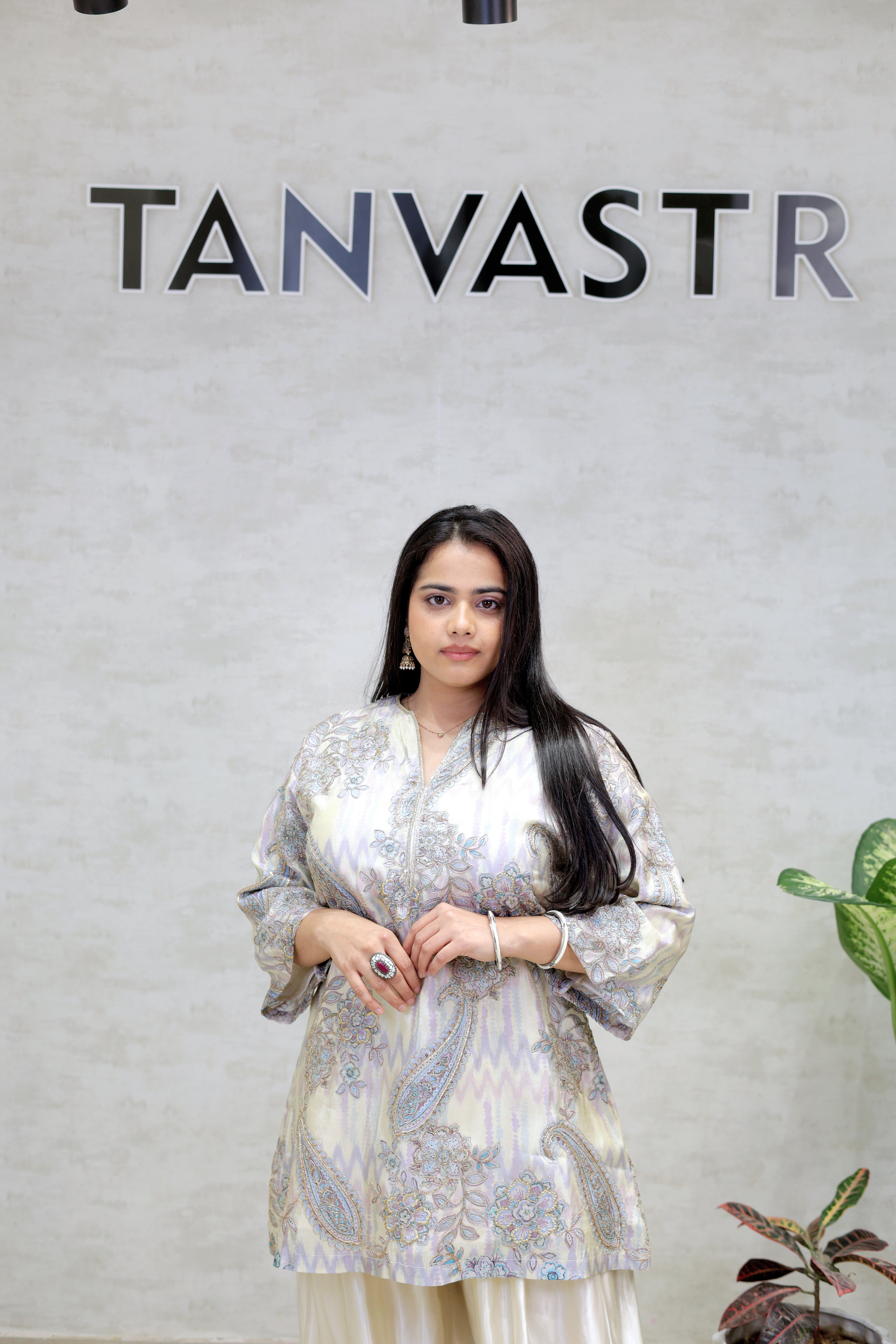 Tissue Silk Kurta Farshi Set