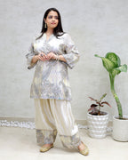 Tissue Silk Kurta Farshi Set