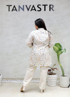 Achkan Khadi Cotton Kurta with Pants