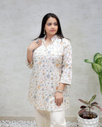 Achkan Khadi Cotton Kurta with Pants