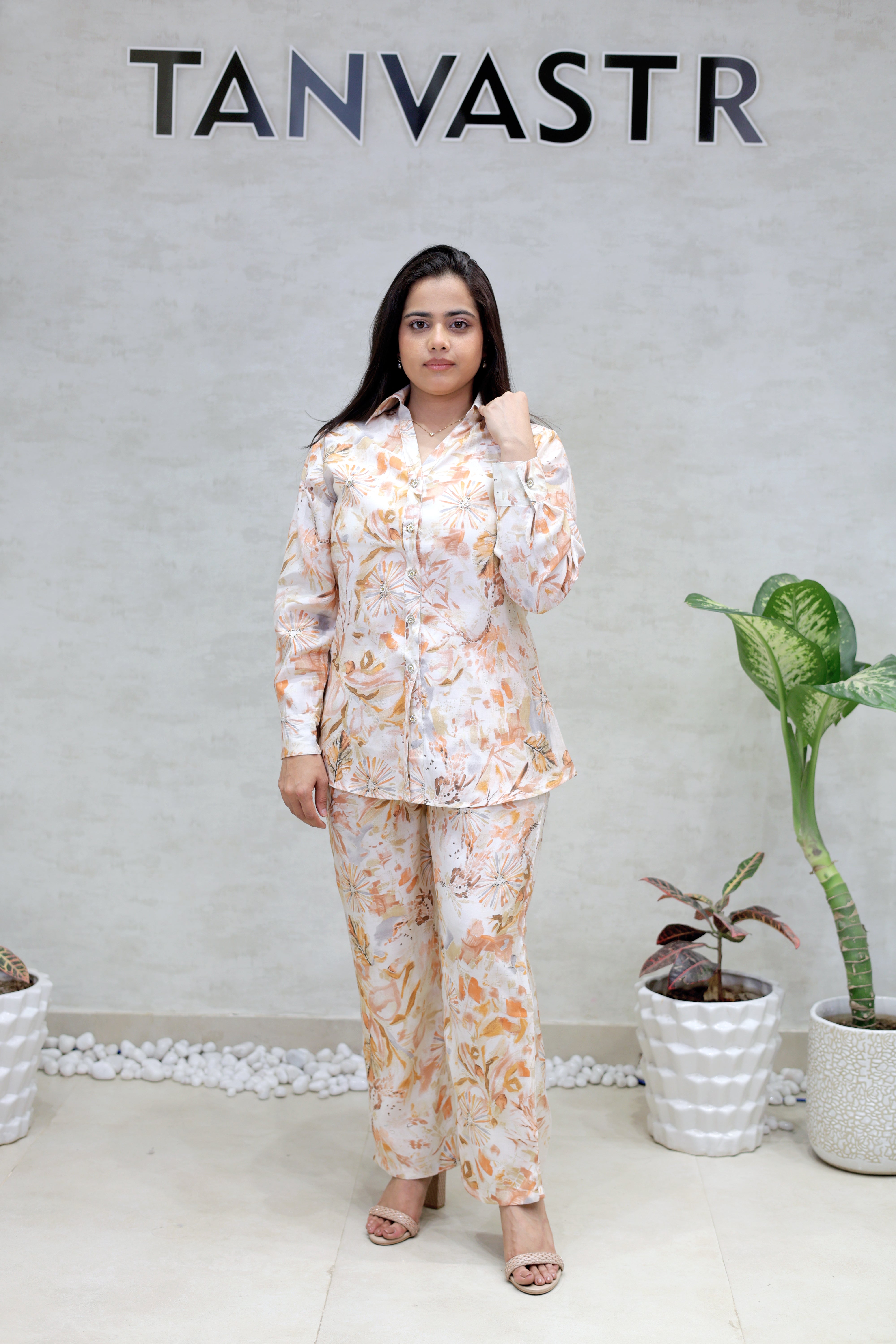 Printed Shirt with Pants