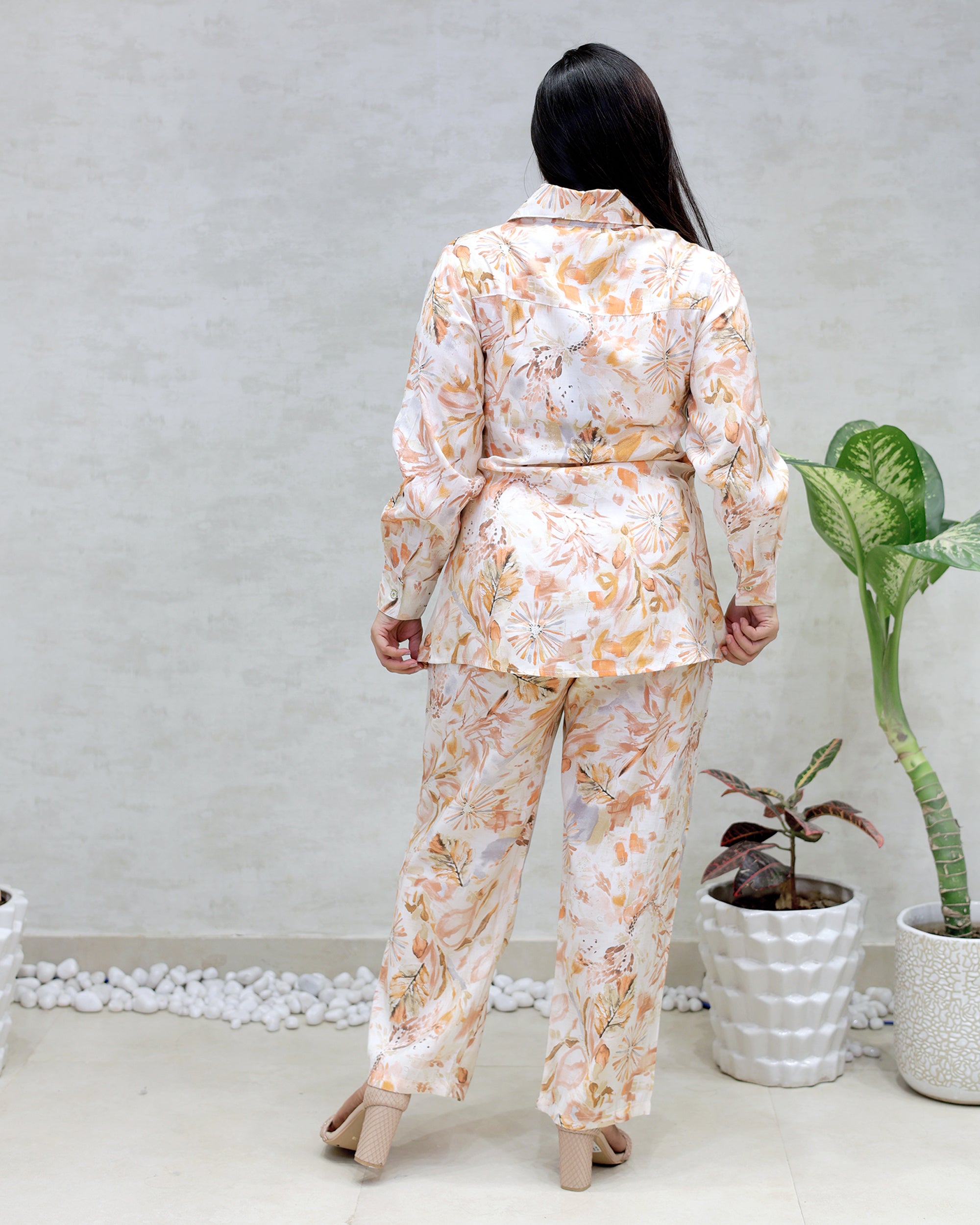 Printed Shirt with Pants