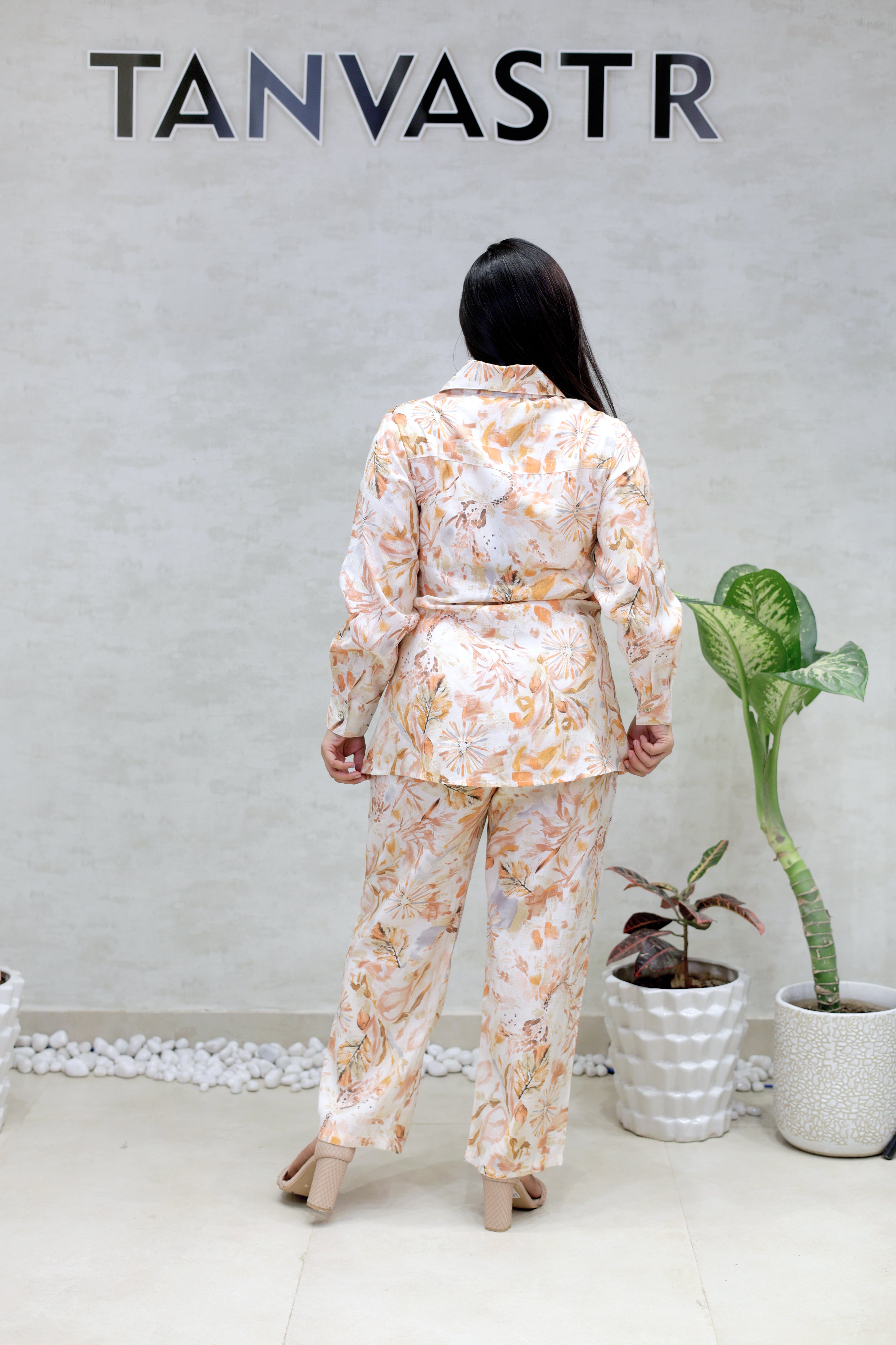 Printed Shirt with Pants