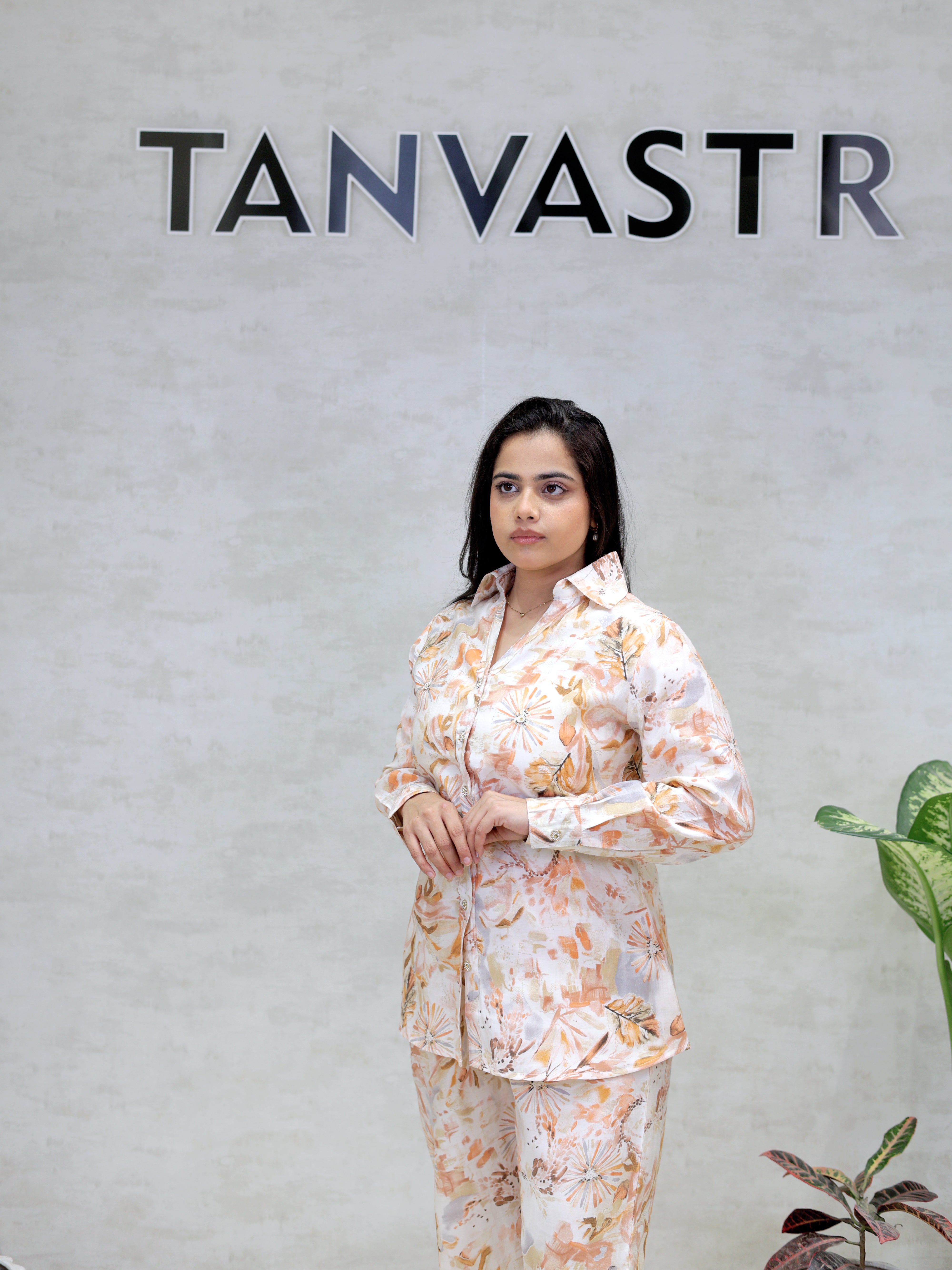 Printed Shirt with Pants