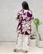 Rayon Foil Printed Kurta with Pants