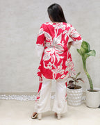 Rayon Foil Printed Kurta with Pants