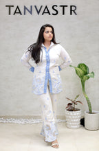 Applique Collar Shirt with Pants