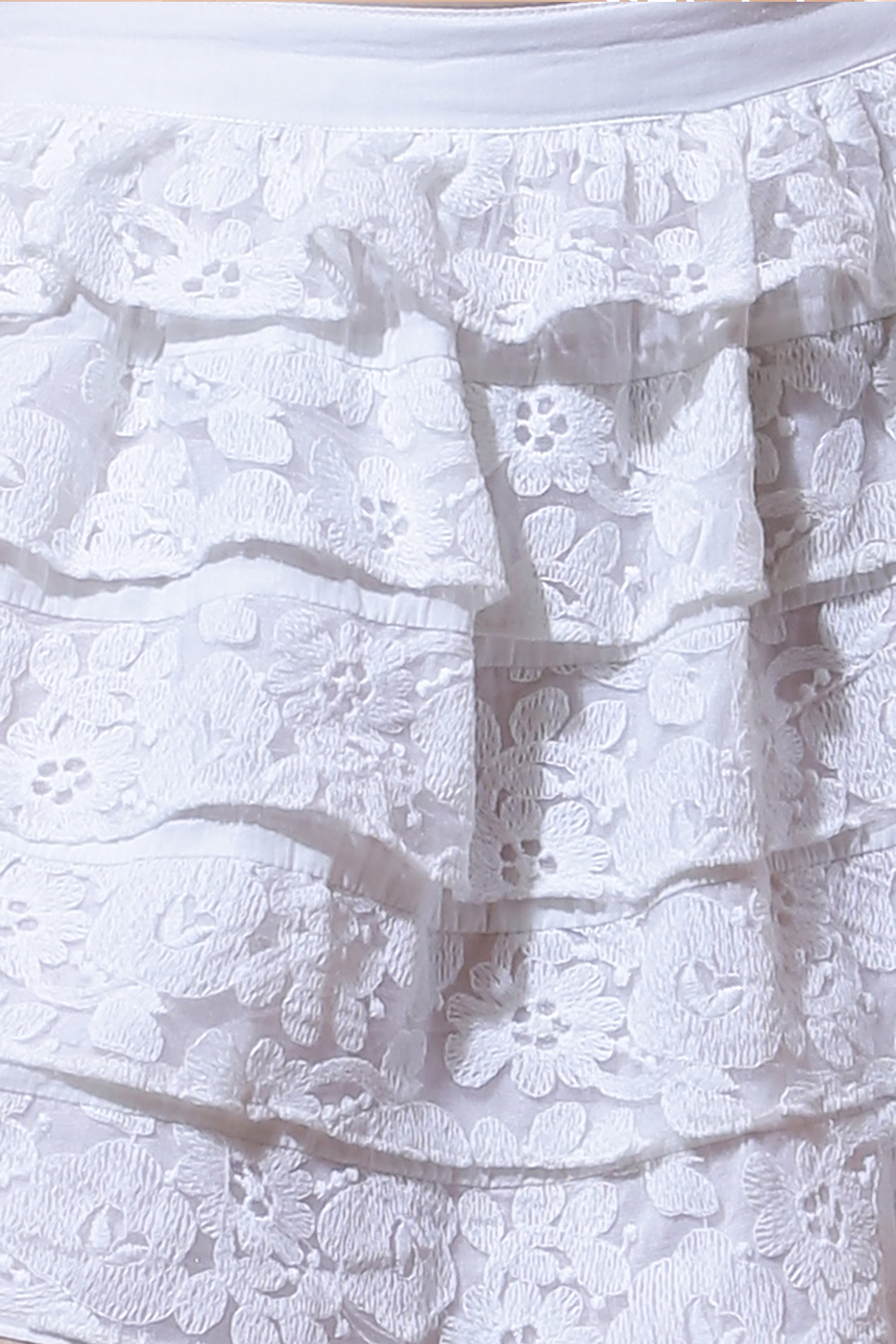 Tiered Mini Skirt Set