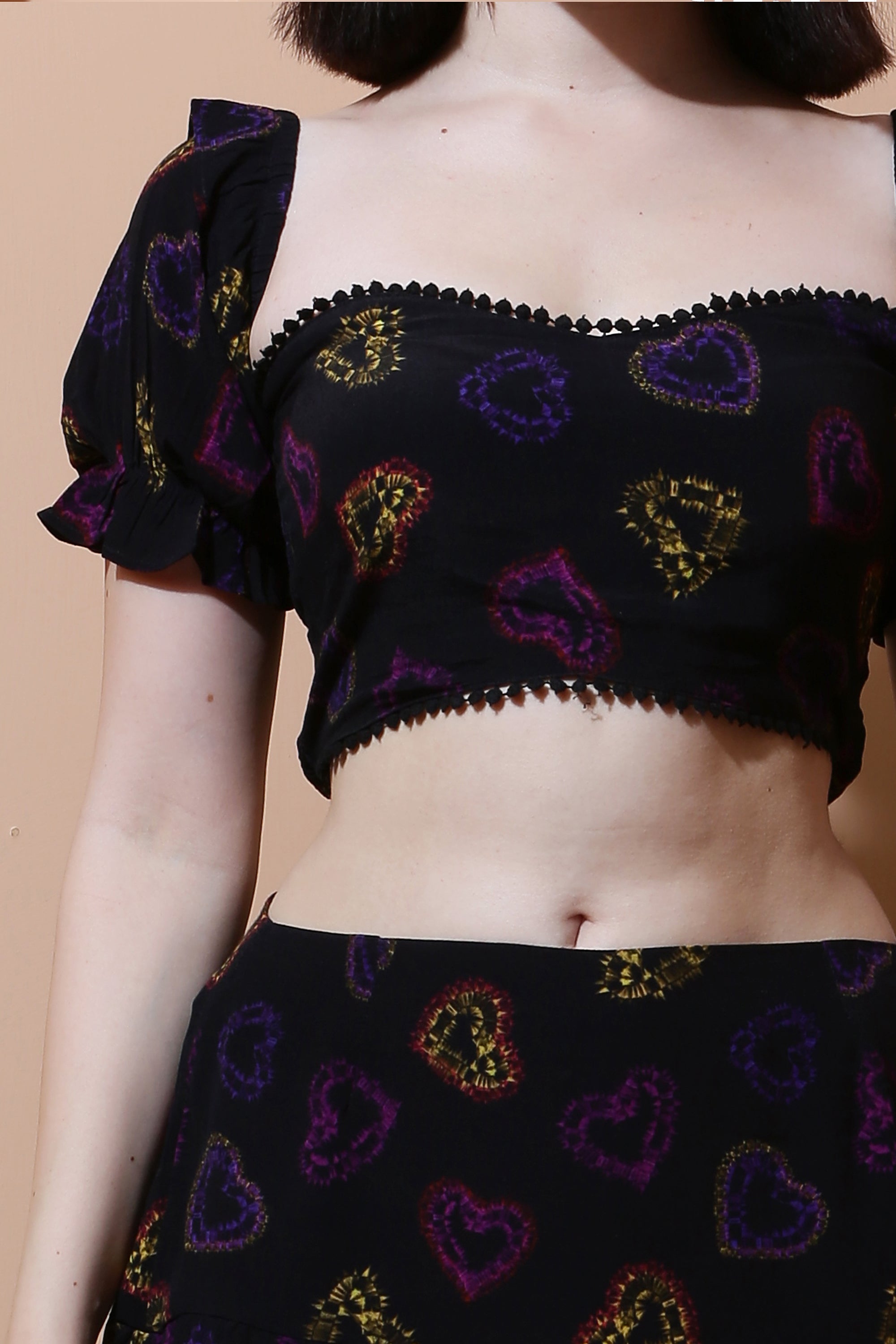 Tiered Mini Skirt Set