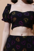 Tiered Mini Skirt Set