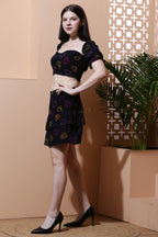 Tiered Mini Skirt Set