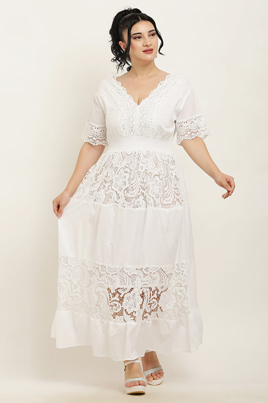Flare Lace Dress