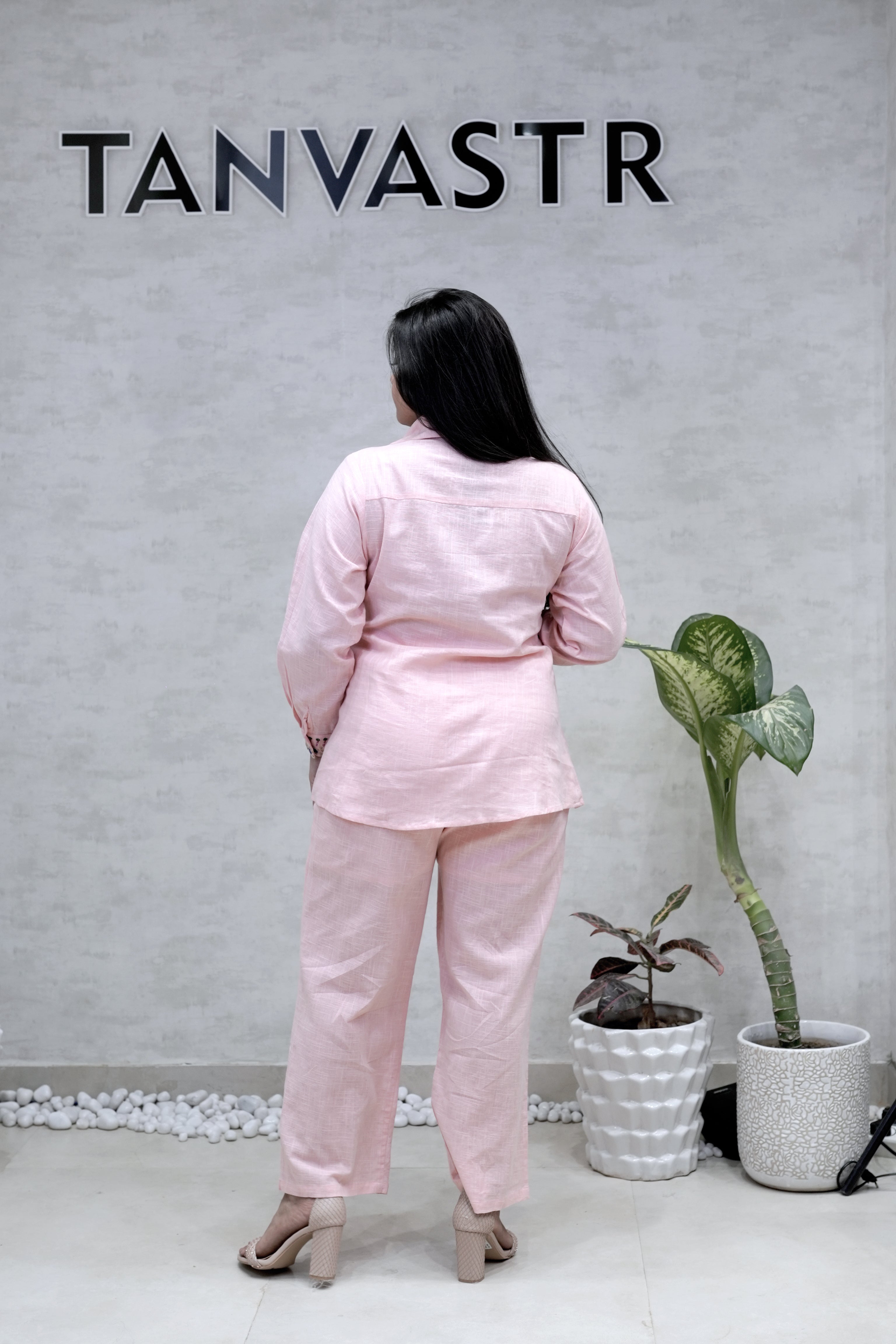 Jaipuri Thread Embroidered Shirt with Pants