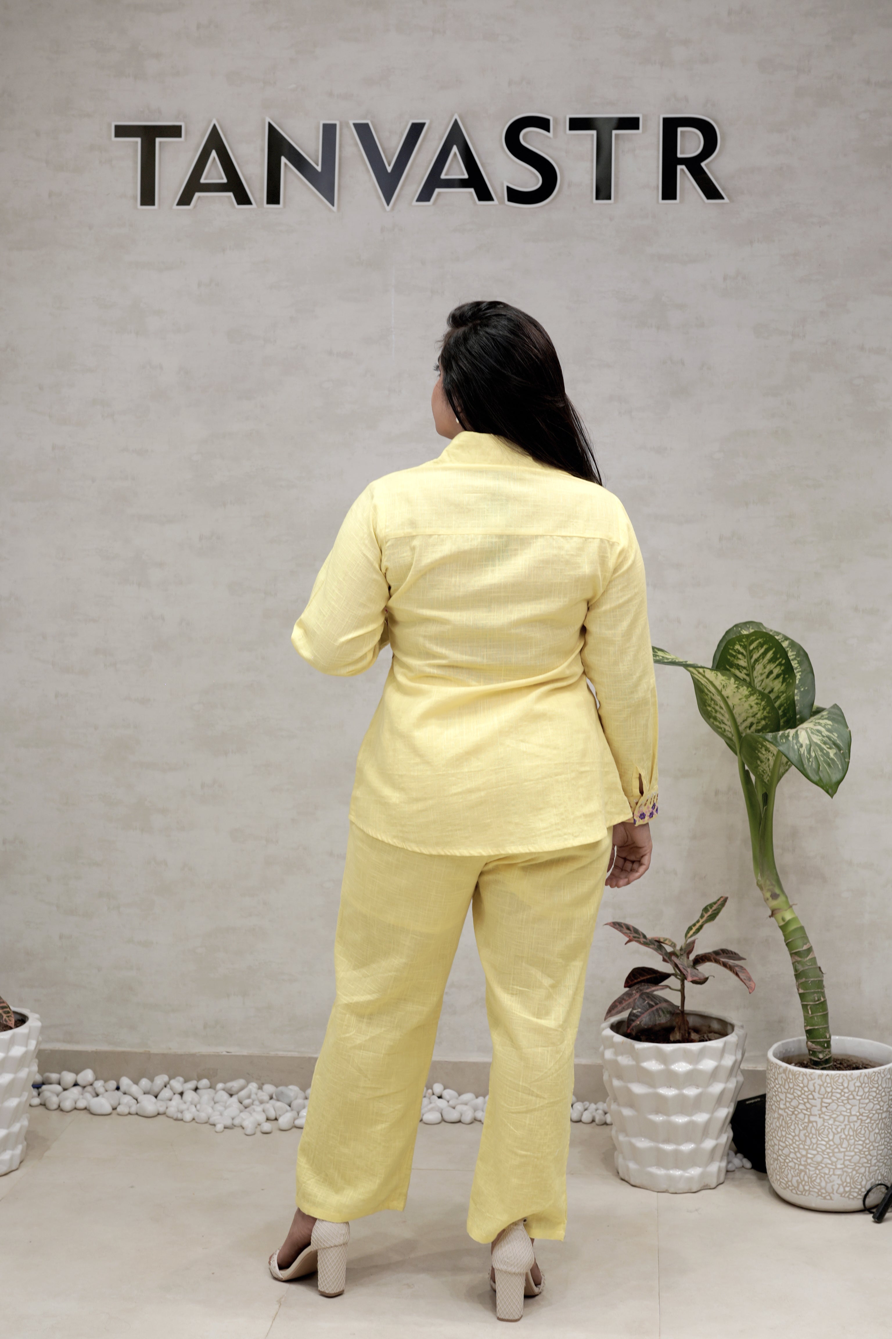 Jaipuri Thread Embroidered Shirt with Pants