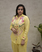 Jaipuri Thread Embroidered Shirt with Pants