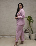 Jaipuri Thread Embroidered Shirt with Pants