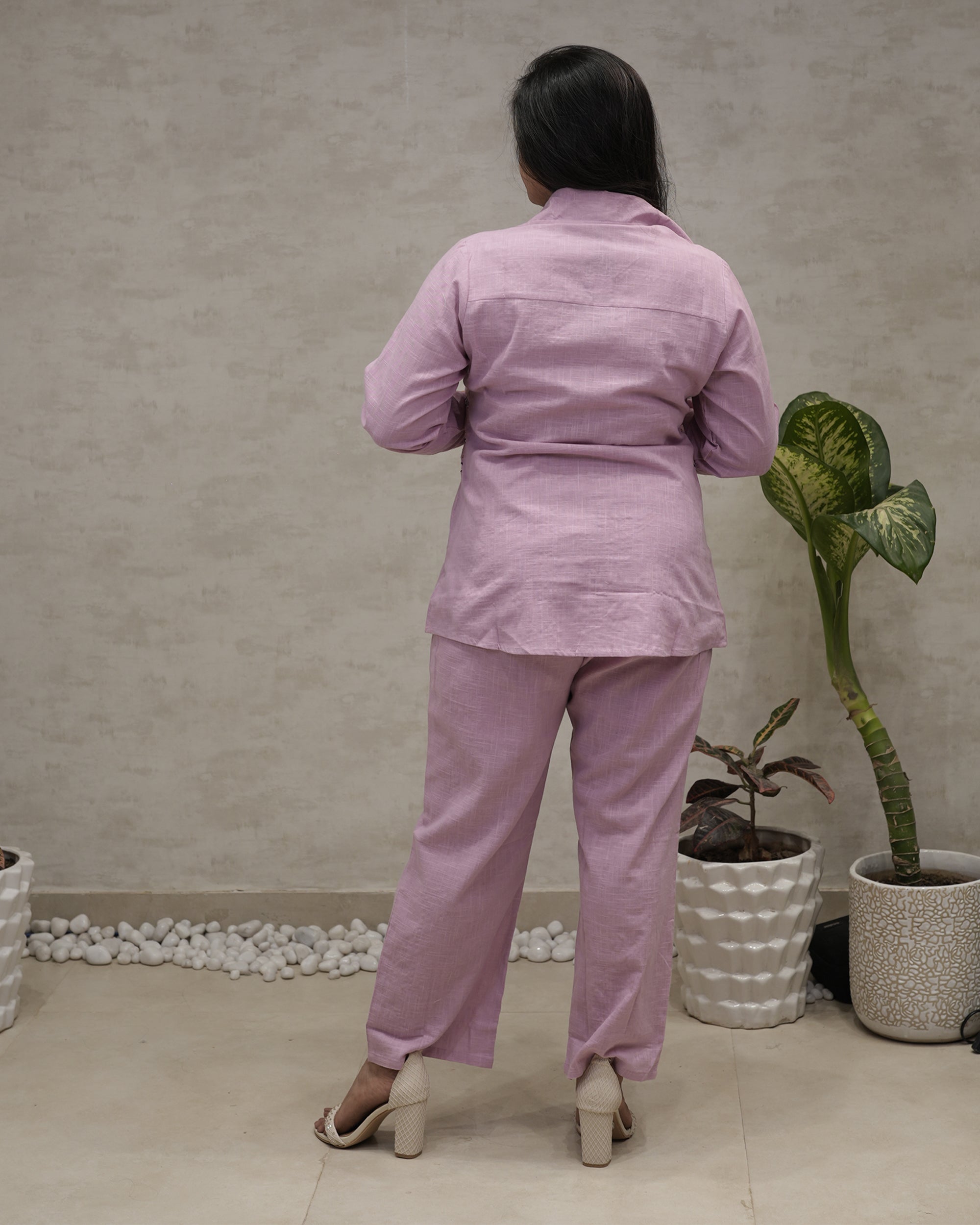 Jaipuri Thread Embroidered Shirt with Pants