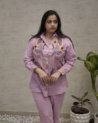 Jaipuri Thread Embroidered Shirt with Pants