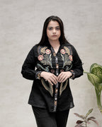 Jaipuri Thread Embroidered Shirt with Pants