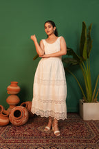 Long Maxi Dress OFF White