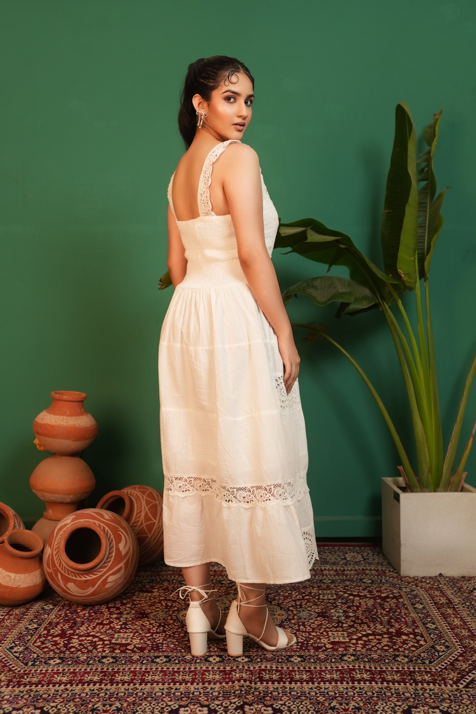 Long Maxi Dress OFF White
