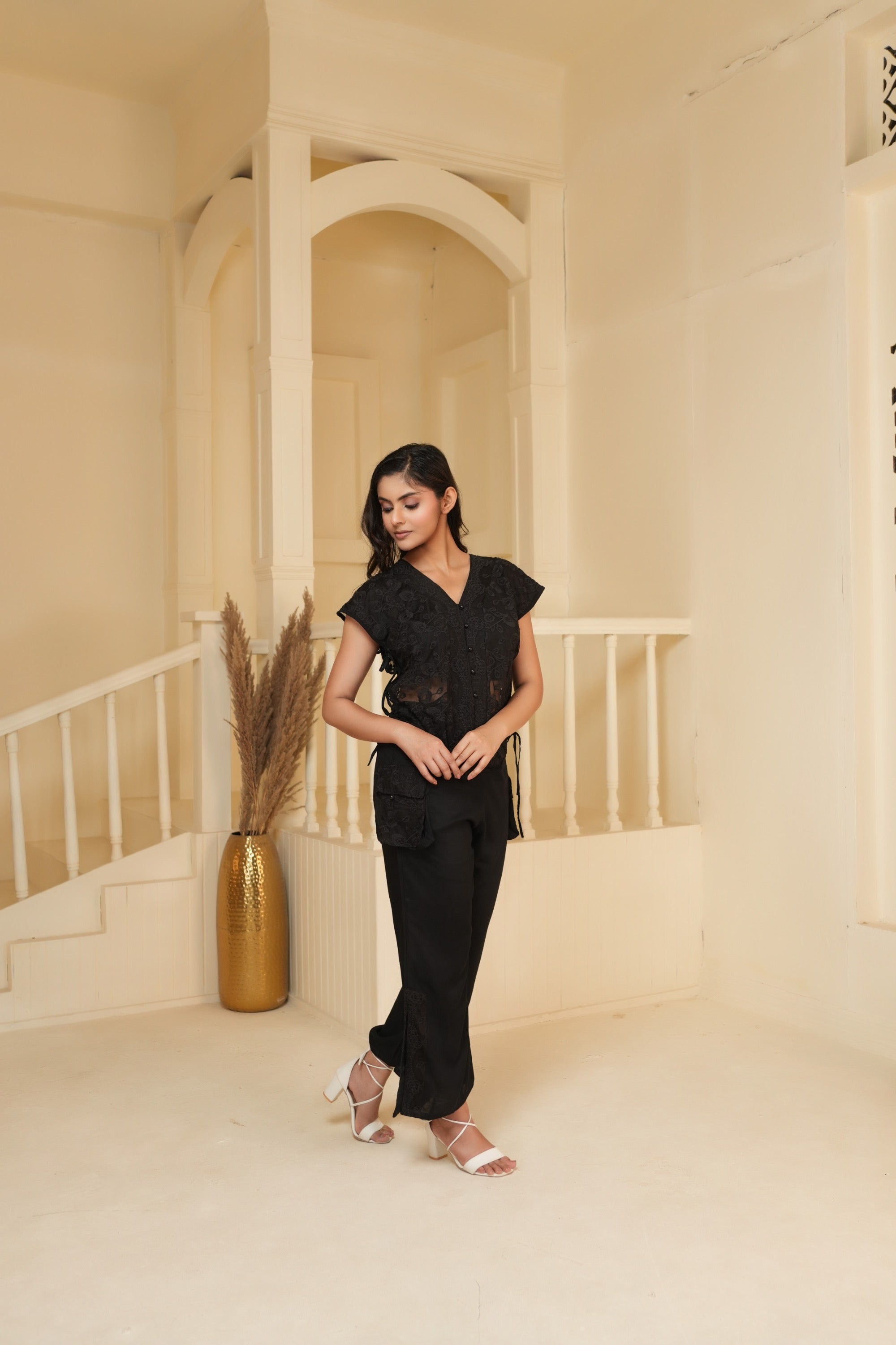 Embroidered Co-ord Set