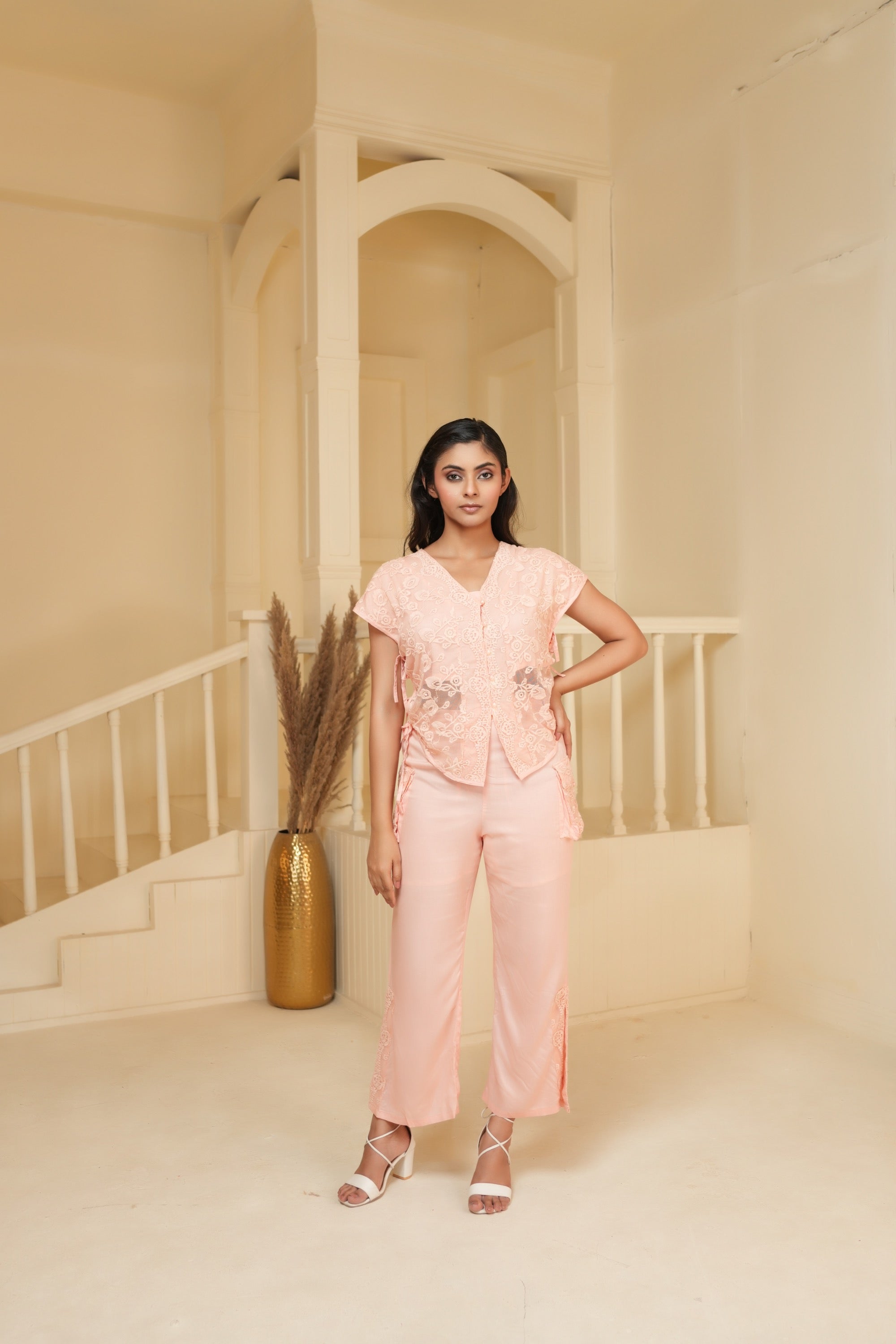 Embroidered Co-ord Set