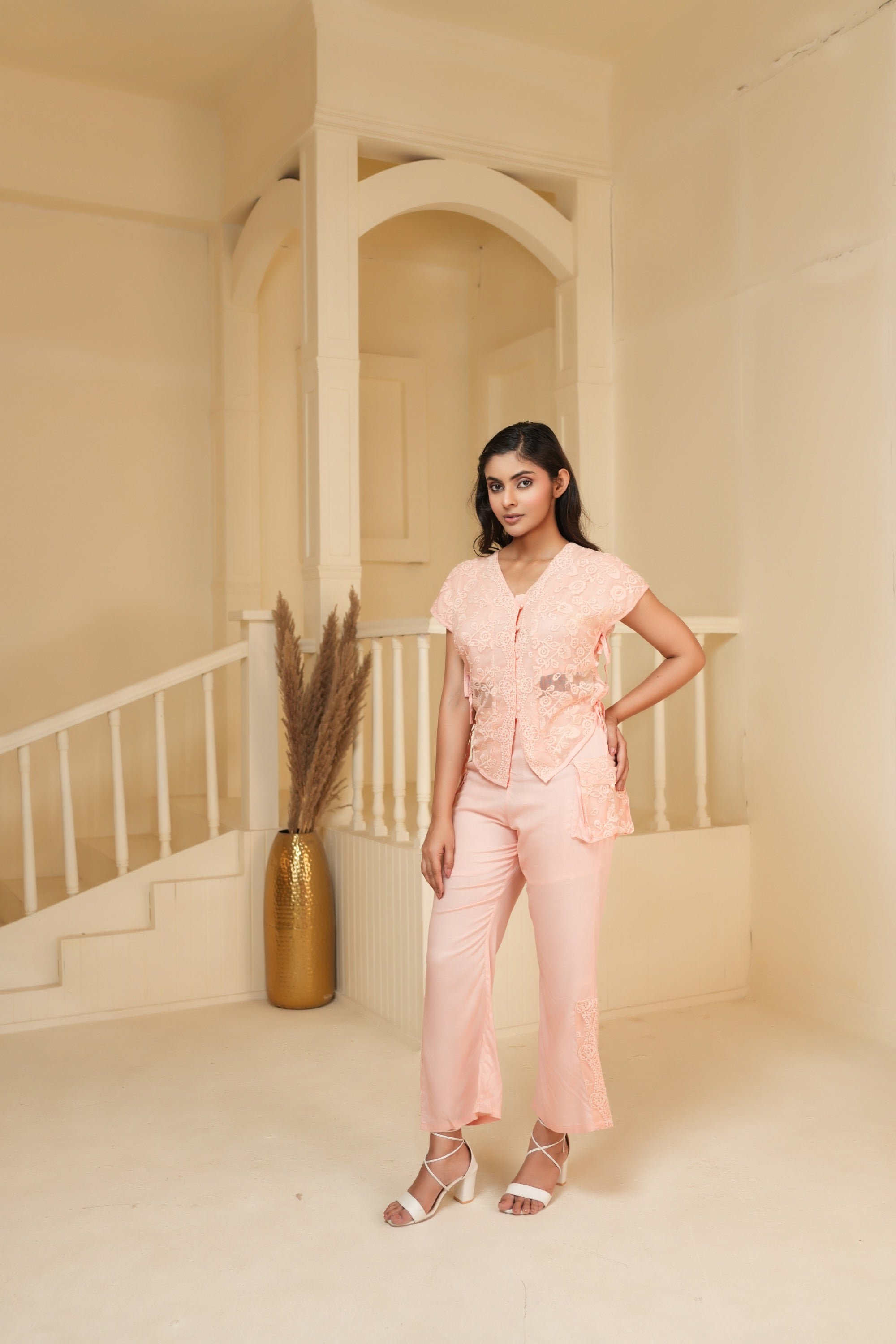 Embroidered Co-ord Set