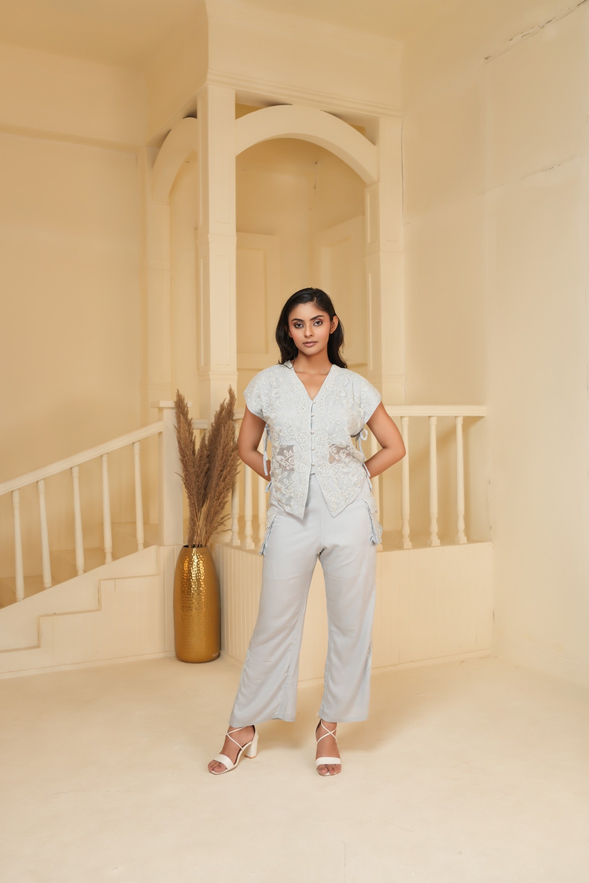 Embroidered Co-ord Set