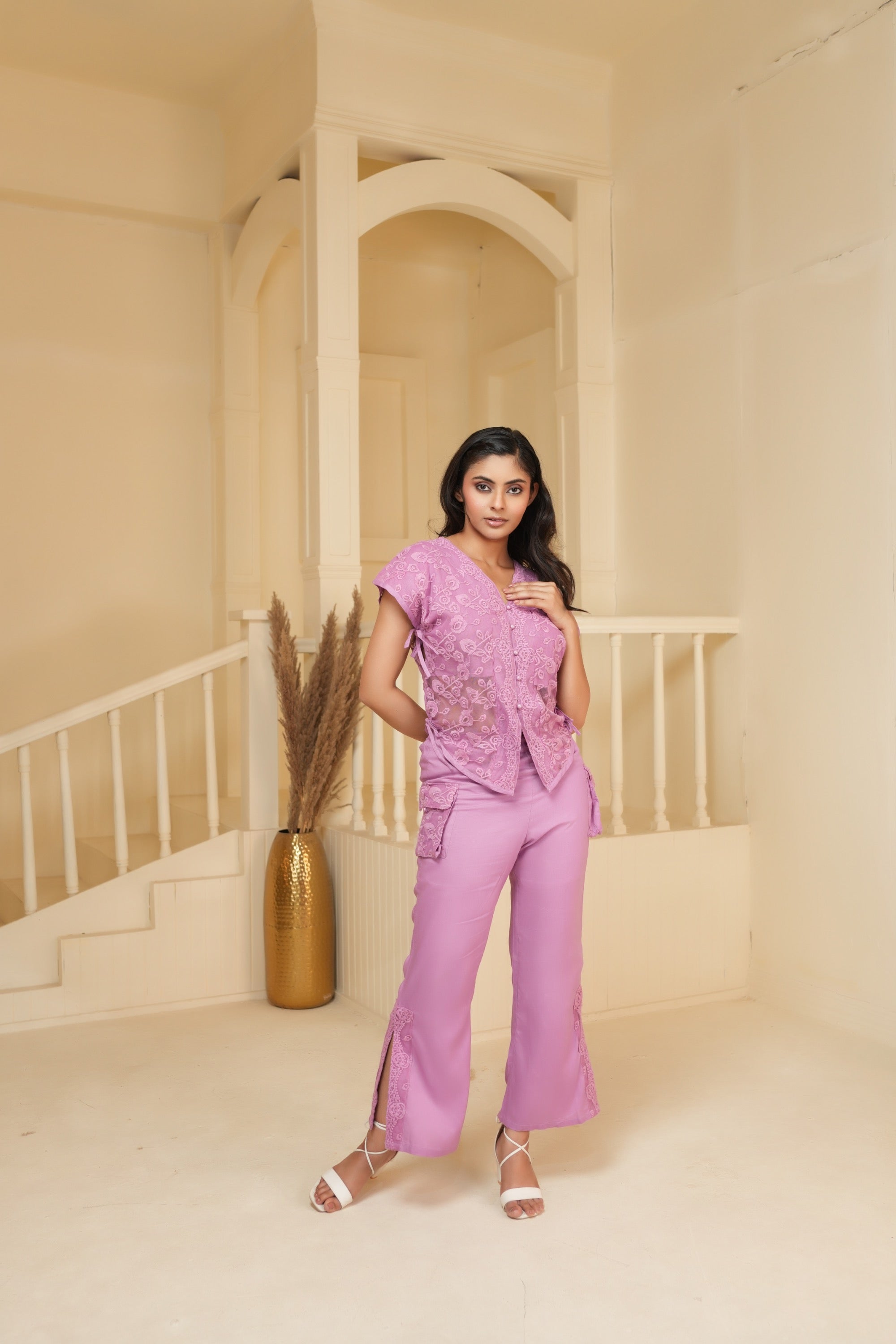 Embroidered Co-ord Set