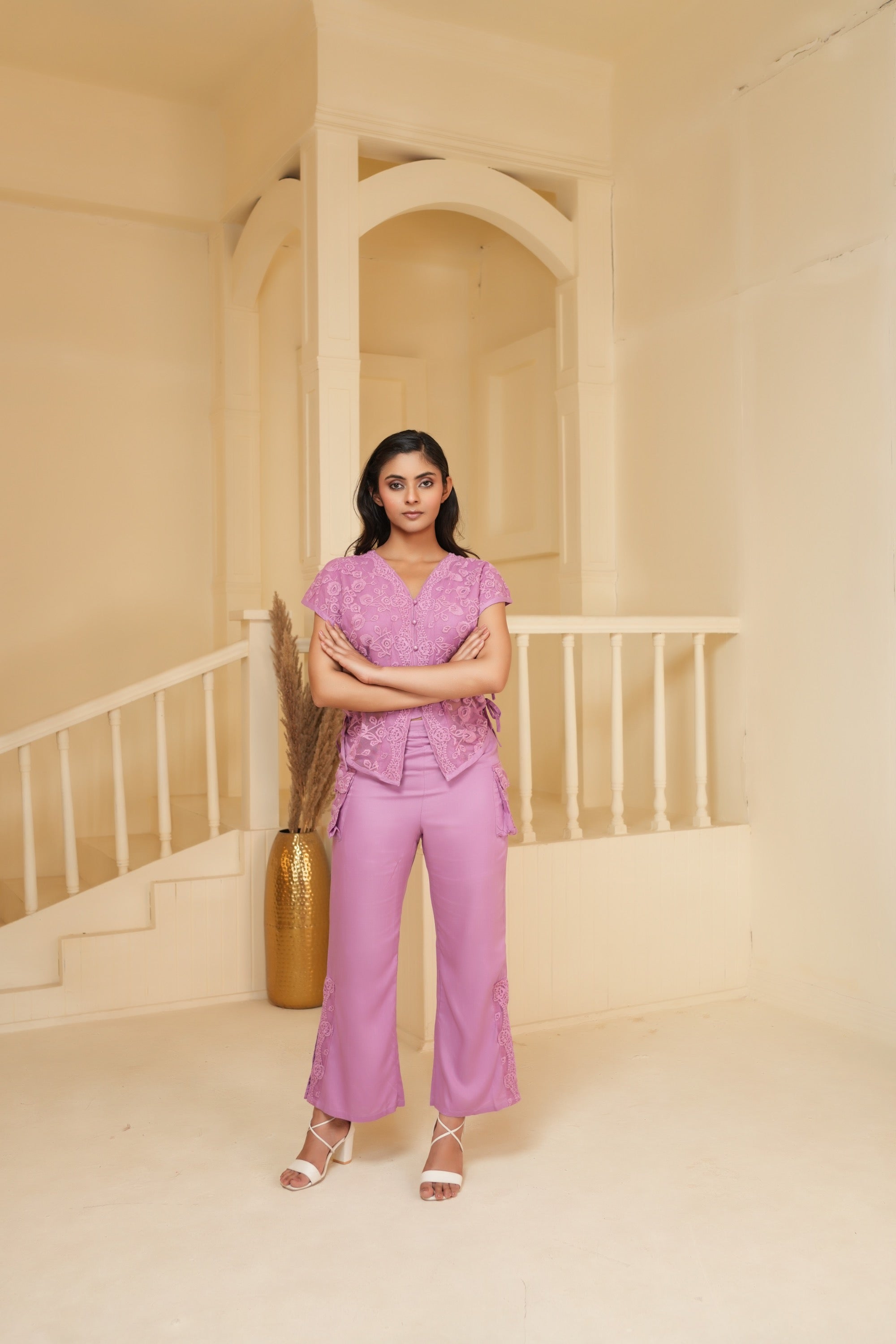 Embroidered Co-ord Set