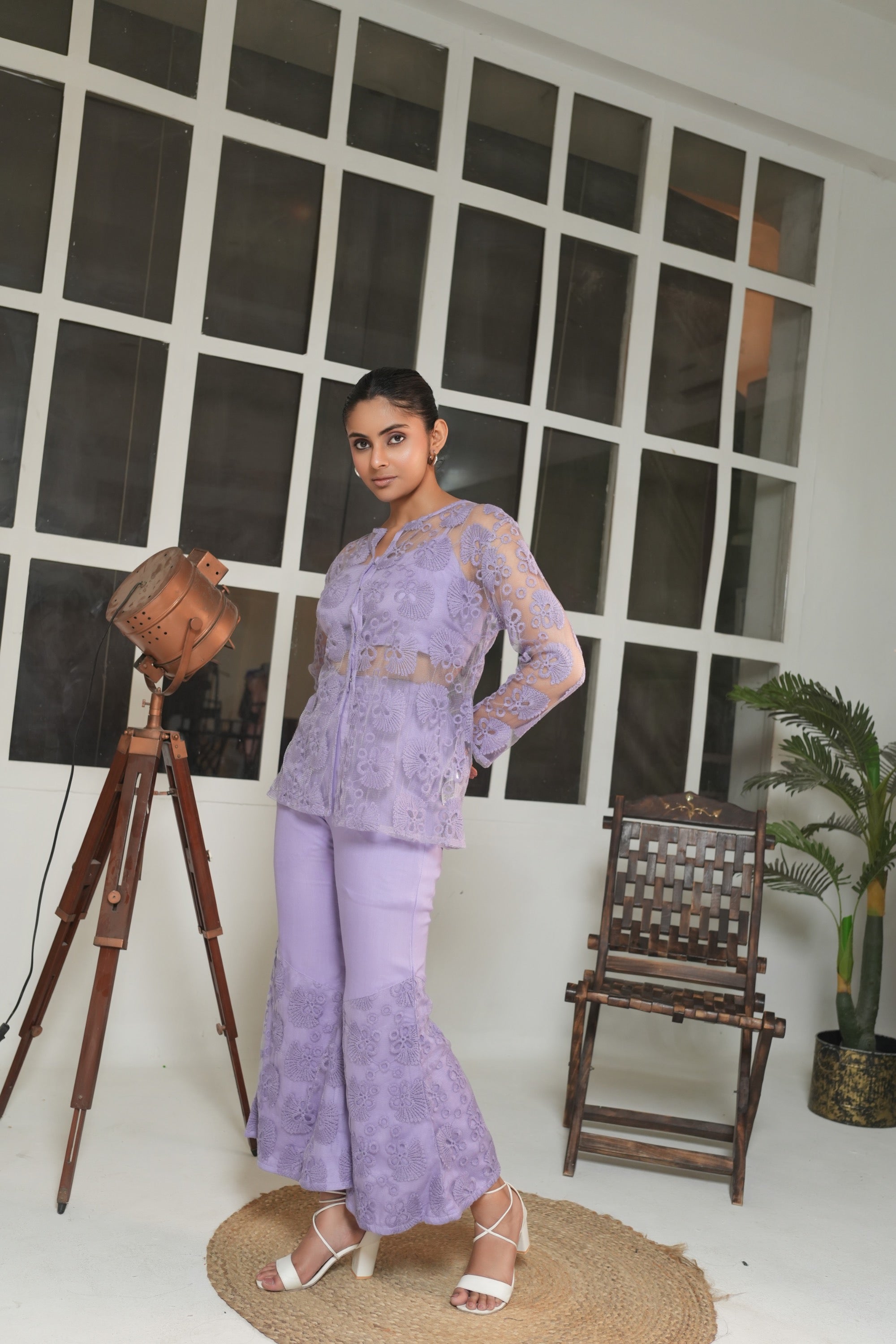 Embroidered Co-ord Set