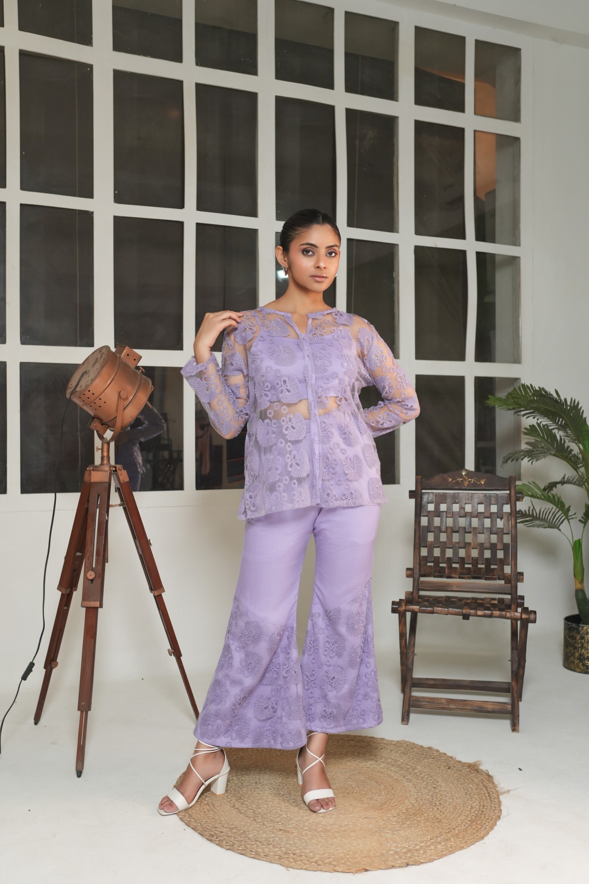 Embroidered Co-ord Set