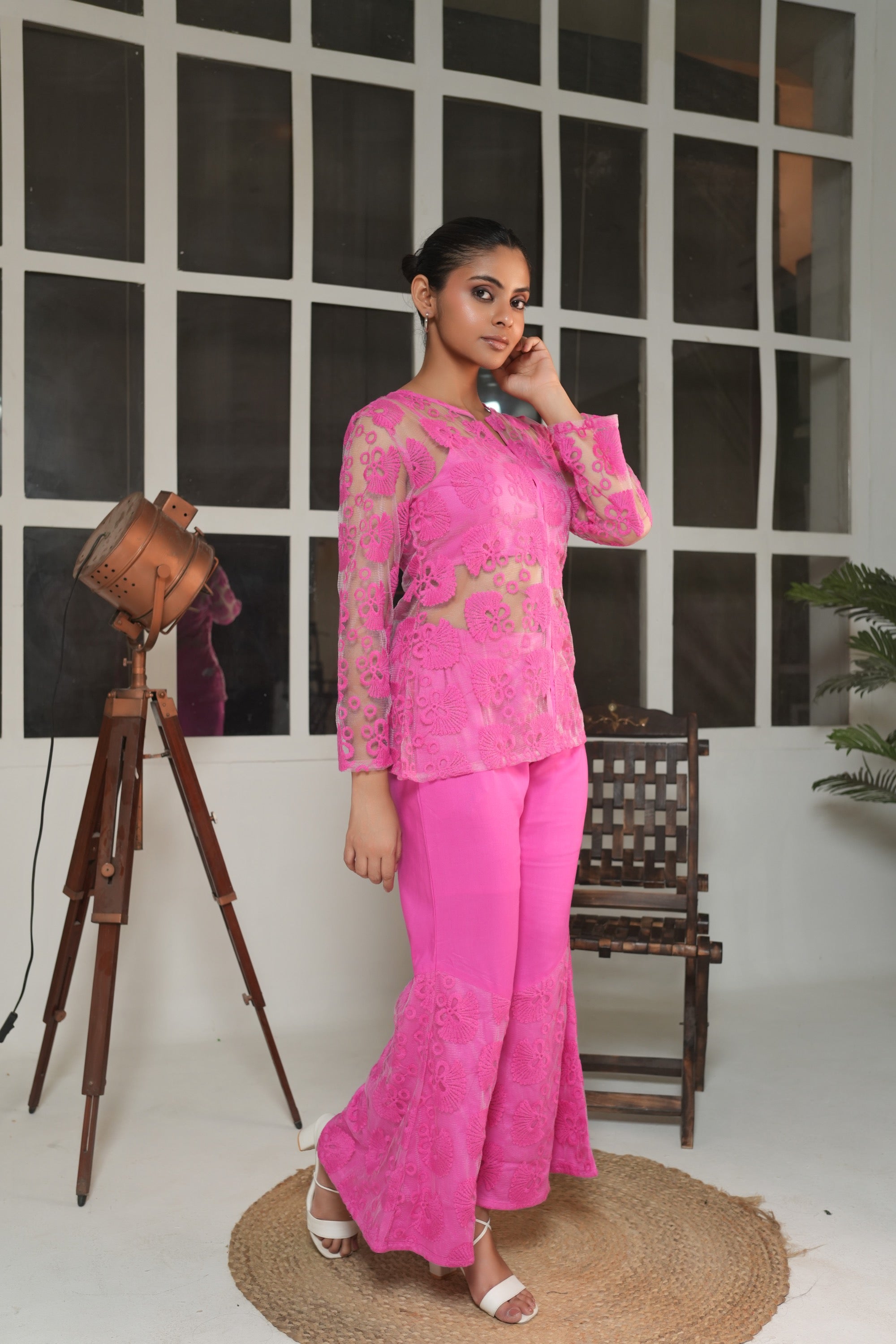 Embroidered Co-ord Set