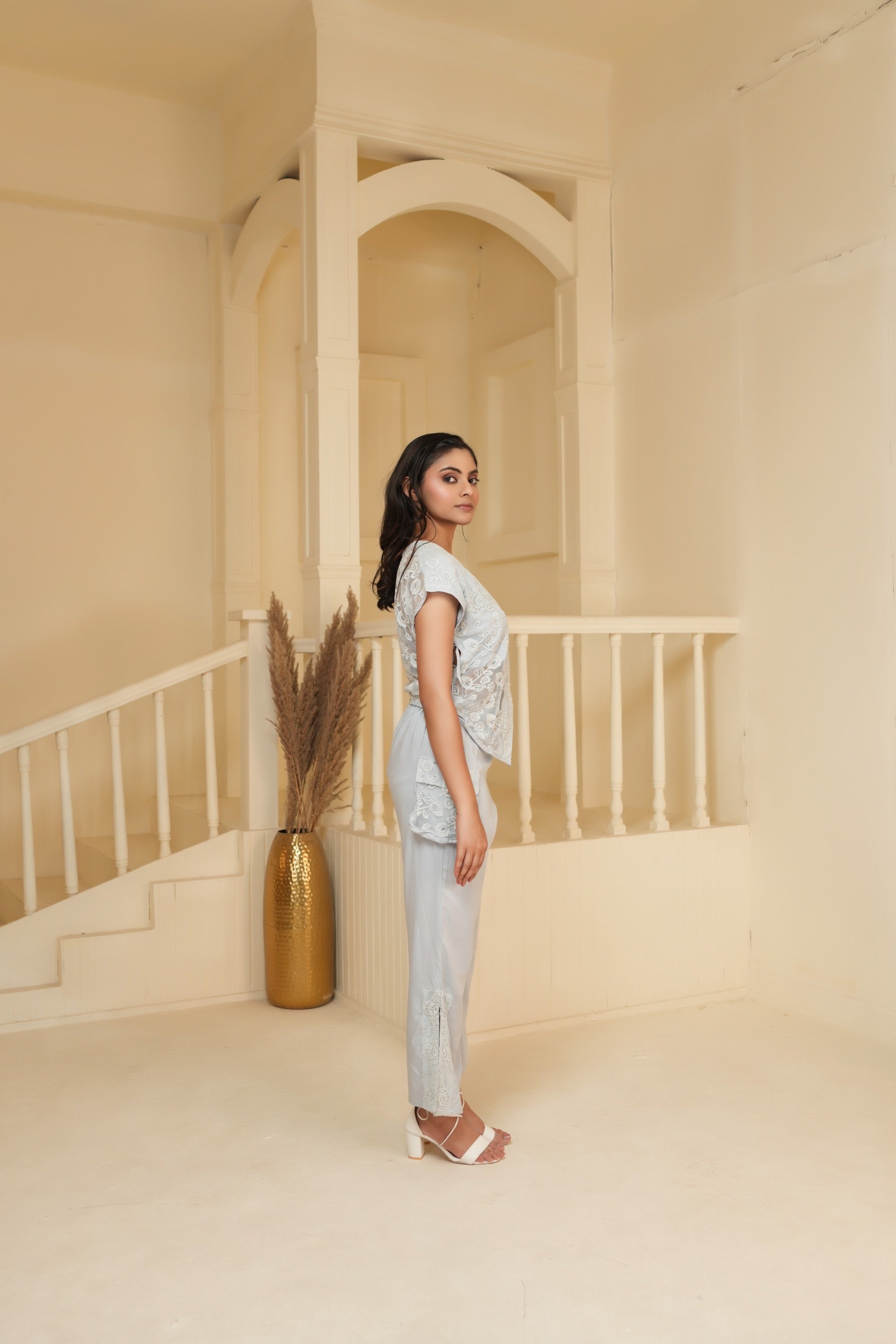 Embroidered Co-ord Set Secondary image
